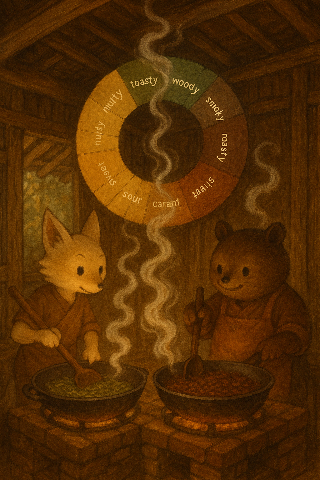 Light Roast vs Dark Roast Hojicha: Flavor Wheel, Aroma & Best Uses