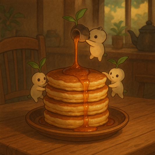 Fluffy Hojicha Pancakes (Café-Style, 15 Minutes)