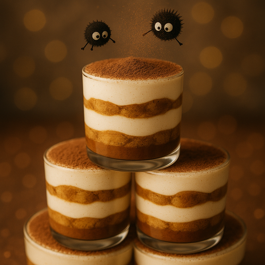 No-Bake Hojicha Tiramisu Dessert Cups (20 Minutes)