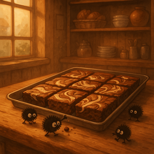 Bakery-Style Hojicha Cheesecake Brownies