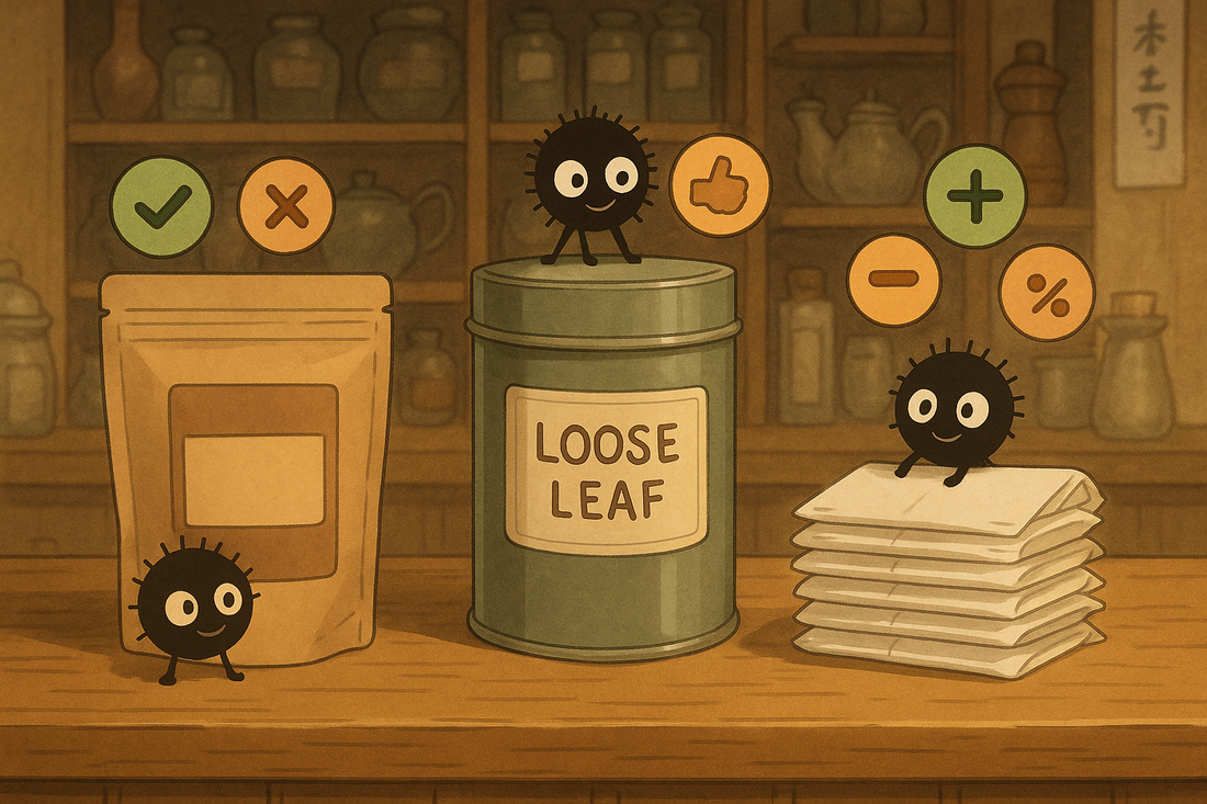 Hojicha Powder vs Loose Leaf vs Tea Bags: Which Should You Buy?