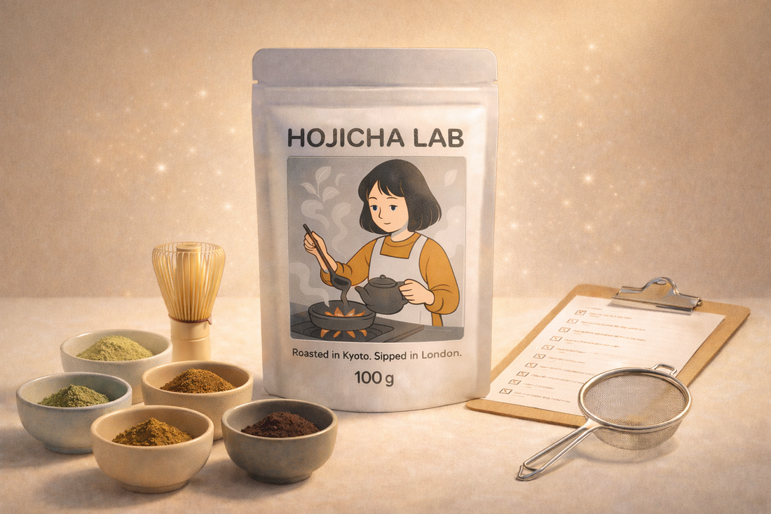 Best Hojicha Powder in the UK: How to Choose (Roast Level, Origin, Additives, Grind) + A Checklist